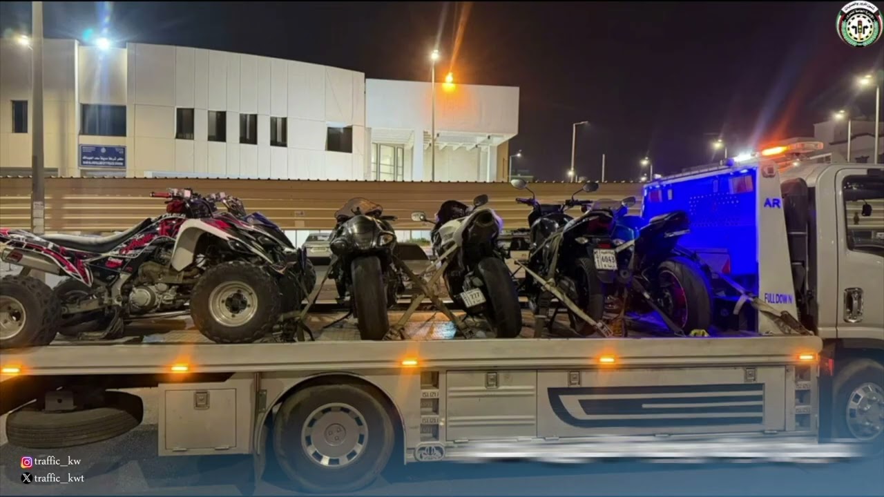 حملات مرورية لرصد مخالفي الرعونة بالقيادة نفذتها إدارة الرقابة الامنية في أماكن متفرقة بالبلاد