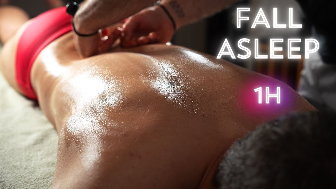 ASMR Oil Back & Neck Massage for Sleep and Stress Reduction