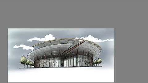 Timelapse design sketch video on sketchbookpro