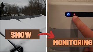 Monitoring Your Solar Panels With Snow On Them ❄️