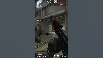 cool ACE on de_nuke in CS:GO #shorts