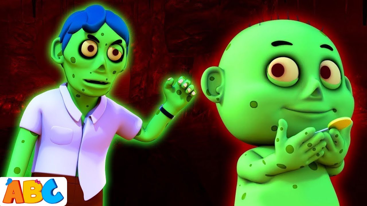 Zooby Zombie Family - NEW 3D Johny Johny Yes Papa Halloween Spooky Kids Song