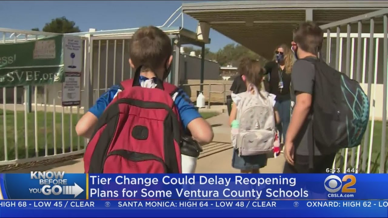 Many Ventura Schools May Be Forced To Delay Reopening Plans If COVID-19 ...