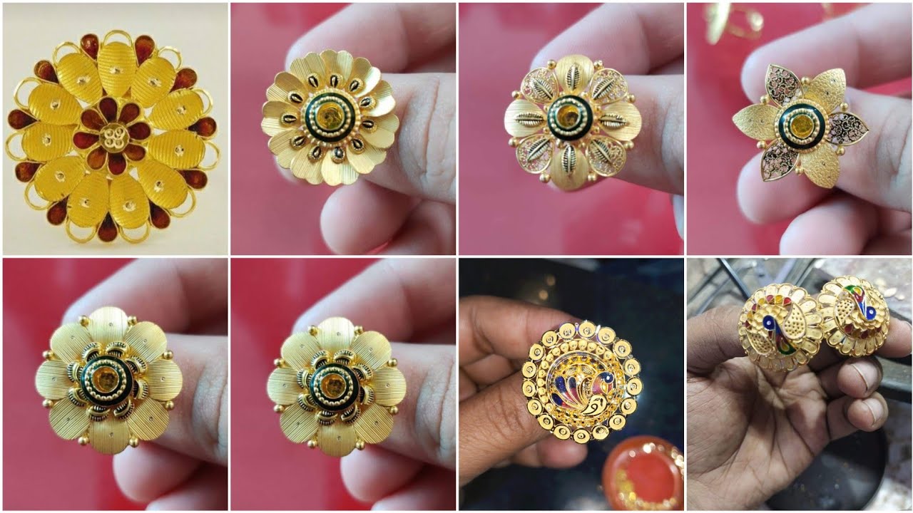 सोने की अंगूठियों की नवीनतम डिजाइन | Gold Ring Design For Women - Uprising  Bihar