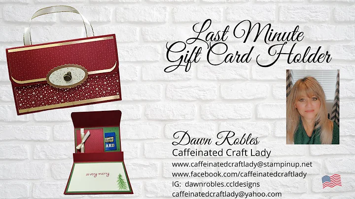 Super Quick Last Minute Gift Card Clutch for the L...