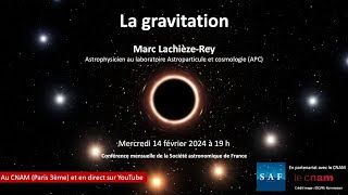 Conférence "La gravitation"