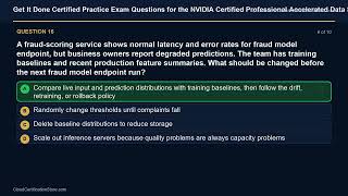 Get It Done Certified NVIDIA Pro Accelerated Data Science (NCP-ADS) | Exam Q&A | Episode 2 (Q11-20)