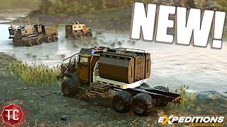 Expeditions: A MudRunner Game NEW GAMEPLAY TRAILER FULL BREAKDOWN! New Truck Features & More!