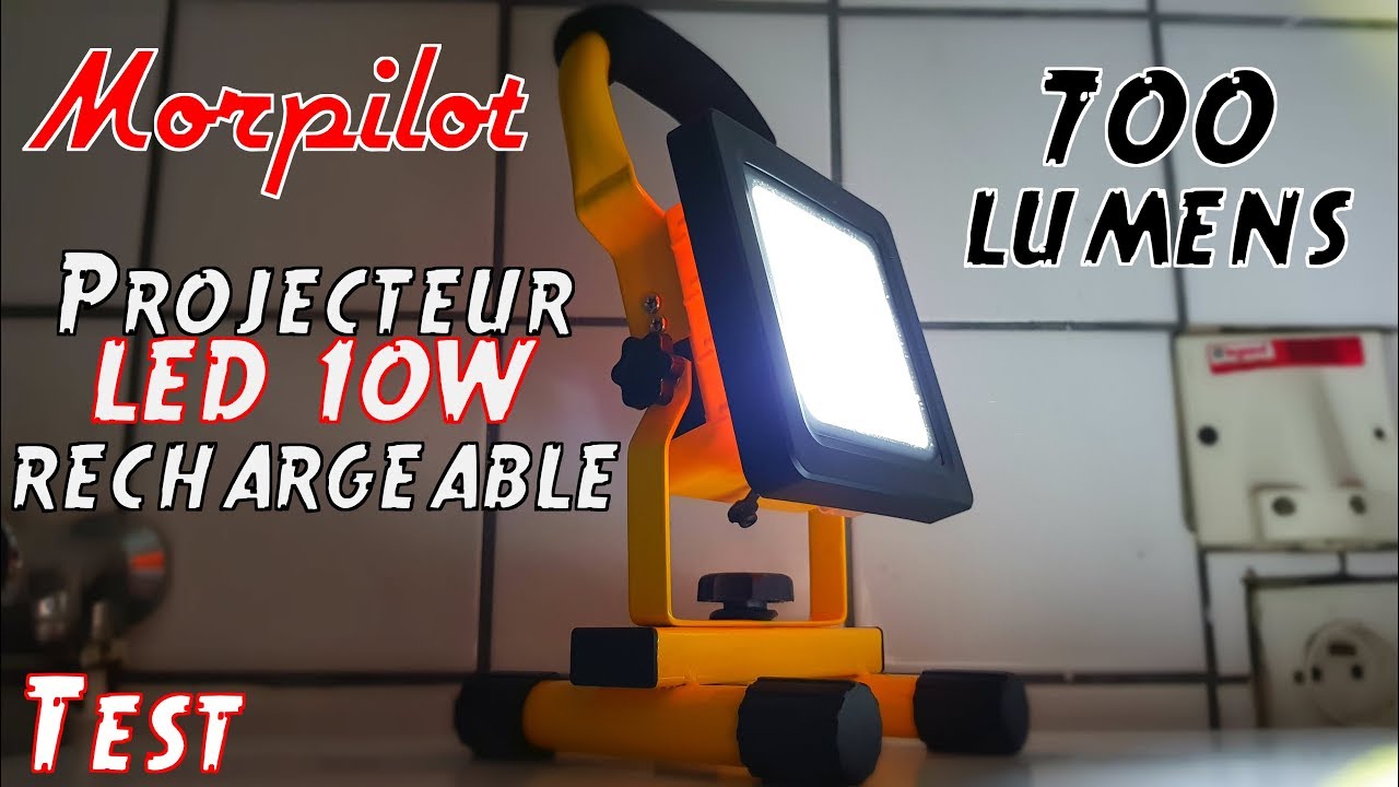 Projecteur de Chantier LED Rechargeable I Halolight💡