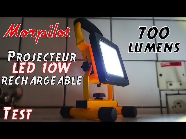 Projecteur de Chantier LED Rechargeable I Halolight💡