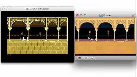 Prince of Persia on Commodore 64/128 - Accuracy Test