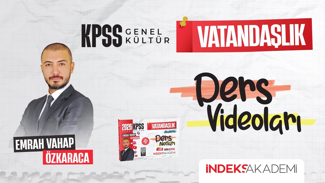 70 - 2026 KPSS - Vatandaşlık - Yargı - (Anayasa Mahkemesi) - Emrah Vahap ÖZKARACA
