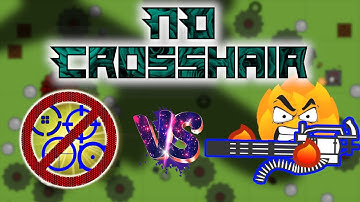 WINNING with NO CROSS-HAIR! ΙΙ No CROSS-HAIR VS MINIGUN ΙΙ Surviv.io