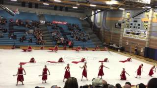 SNIPGA Championships at Foothill High School - FHS JV Winterguard, The Rose 3-28-15   *placed 2nd*