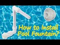 Pool Cooler Fountain Installation Video