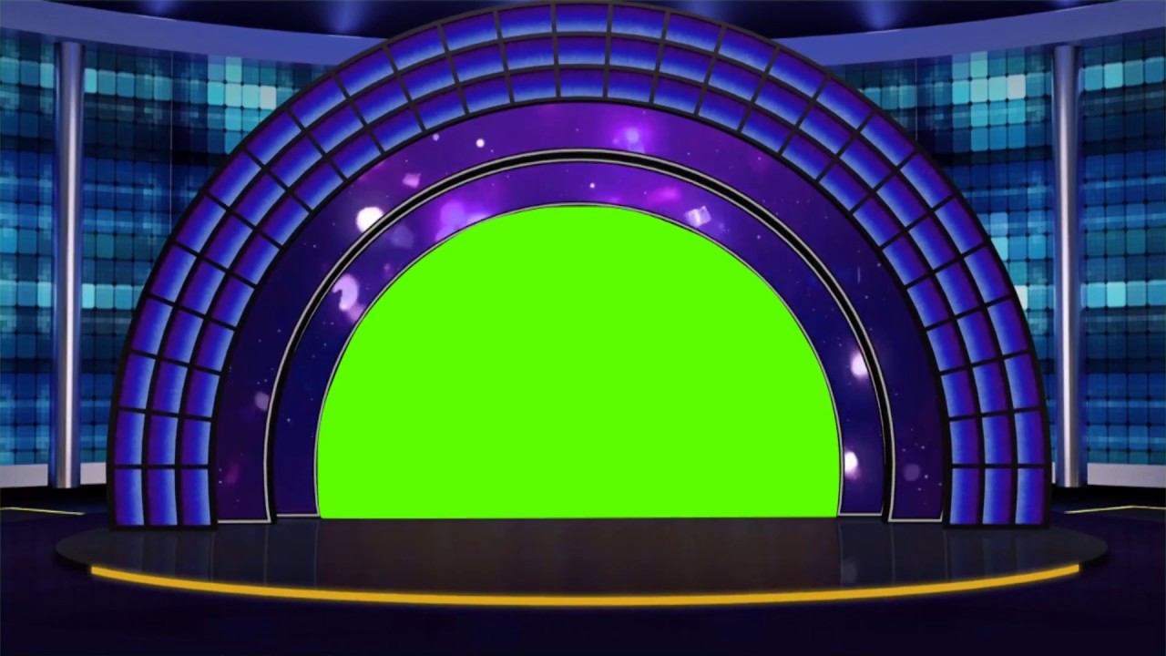 Dark Blue Green Screen Animation Background DMX HD BG 336 YouTube