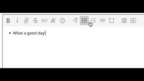 GETTR Rich Text Editor Demo: One Style Per Line