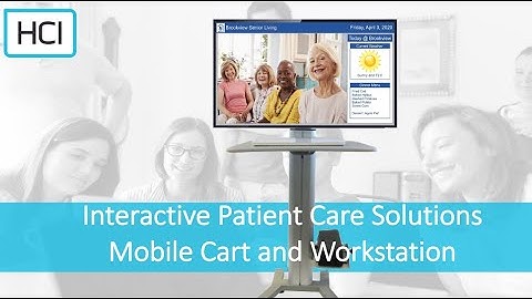 HCI Mobile Cart - for Healthcare and residential Settings