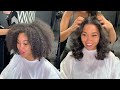 Silk press without compromising your natural curl pattern