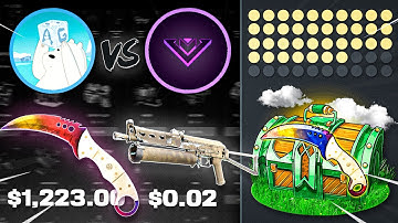 DESTROYING @JohnCS in CSGOROLL Case Battles!! ($2K+ WIN)