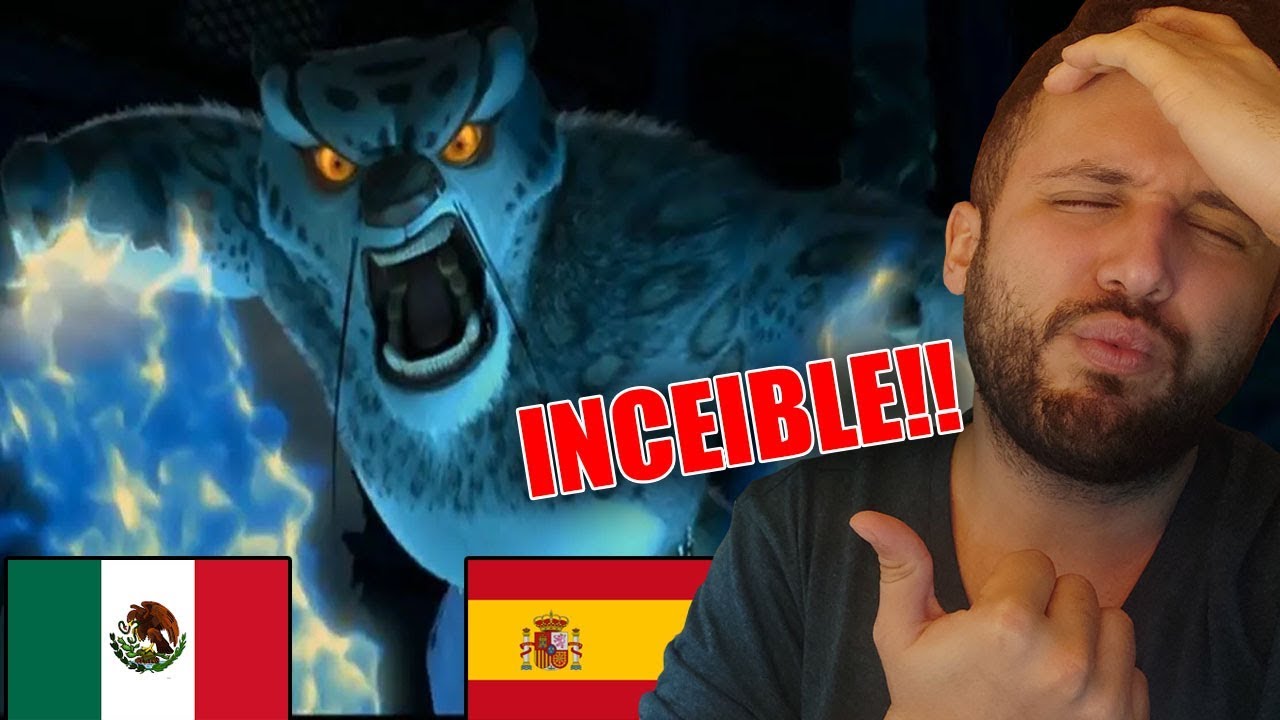 Español REACCIONA al DOBLAJE LATINO de KUNG FU PANDA *POR PRIMERA VEZ* | Jeffar Vlogs (6 Doblajes)