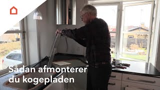 Sådan afmonterer du vask og armatur i køkkenet - YouTube