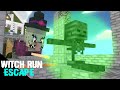 Monster School : Witch Run Escape - Funny Minecraft Animation
