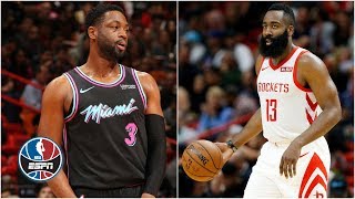 James Harden flirts with a triple-double, but loses Chris Paul and game vs. Heat | NBA Highlights