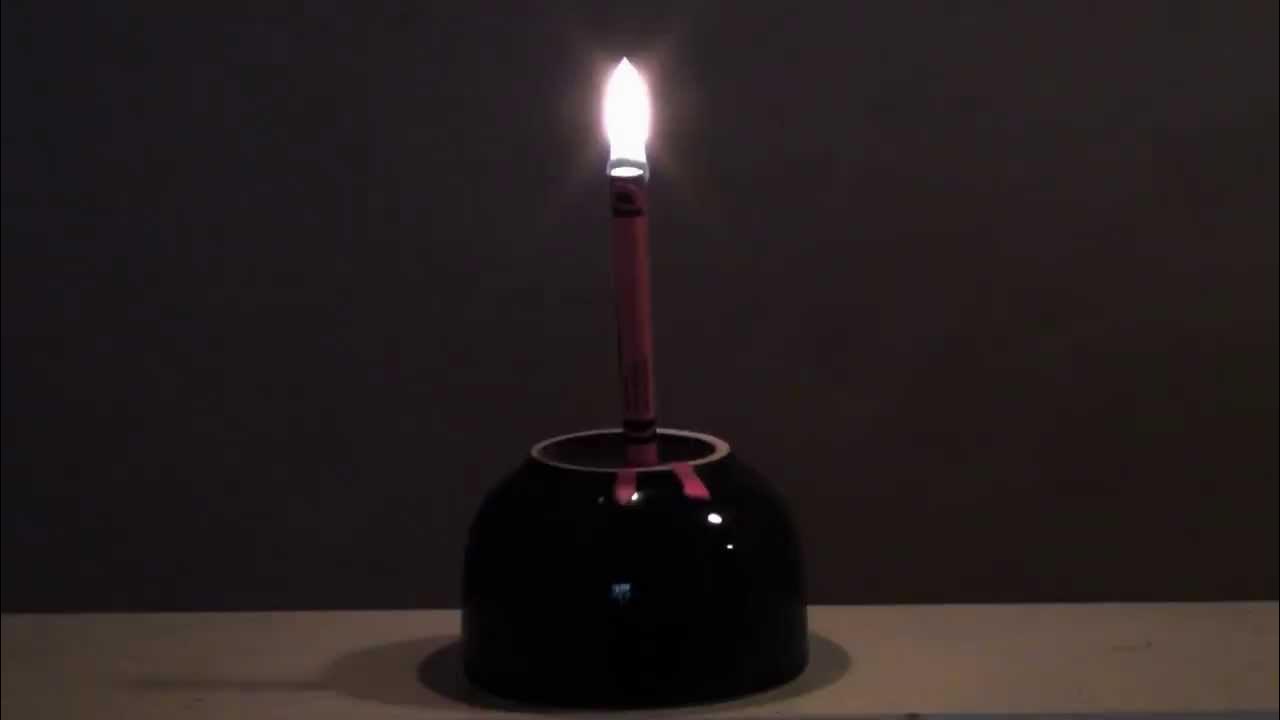 How To Use a Crayon as a Candle YouTube