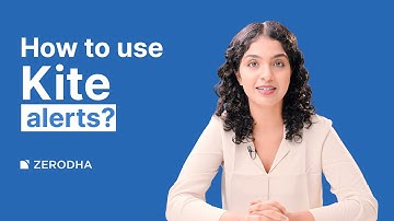 How to set stock price alerts on Zerodha Kite?