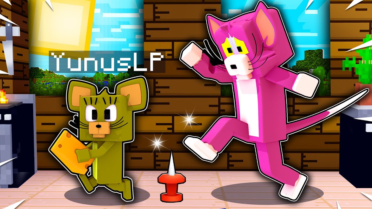 Minecraft'ta TOM VE JERRY OLARAK Oyunu Oynadık!!