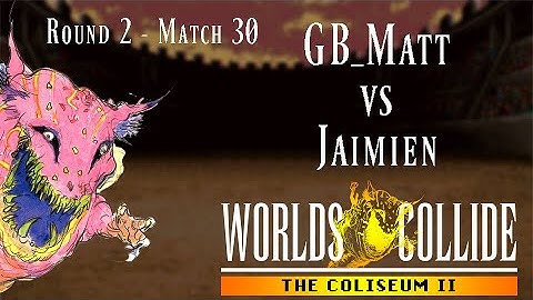 Coliseum II Round 2 Match 30: GB_Matt v Jamien - Final Fantasy VI: Worlds Collide Randomizer