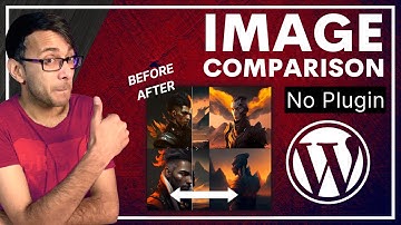 Image Comparison Slider - Before After Images Wordpress - Free HTML - No Plugins - No Codepen