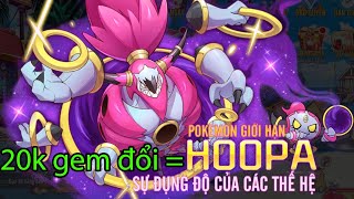 Học viện mega #15 - Tui đã bỏ 20k gem lấy Pokemon S+ mới hoopa - Top game mobile thần thú đại chiến