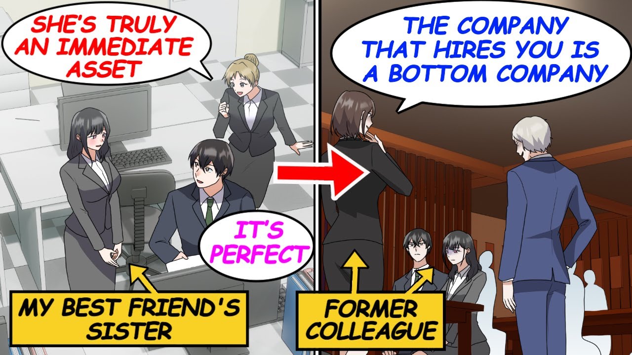 My best friend's sister joins the company, and she is excellent. But her former colleague... [Manga]