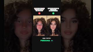 Persona app - Best video/photo editor 😍 #naturalbeauty #makeup screenshot 2