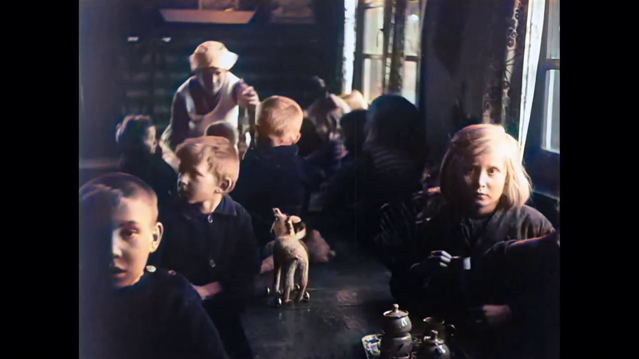 Gezichten van Drenthe in 1924, deel-3, in kleur! The province of Drenthe in color! [AI enhanced]