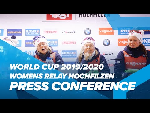 Hochfilzen Women's Relay Press Conference