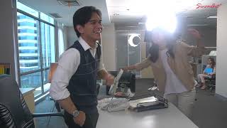 BEHIND THE SCENES Di Antara Dua Cinta | Gemesnya tingkah Julian godain Shafira sebelum take❤