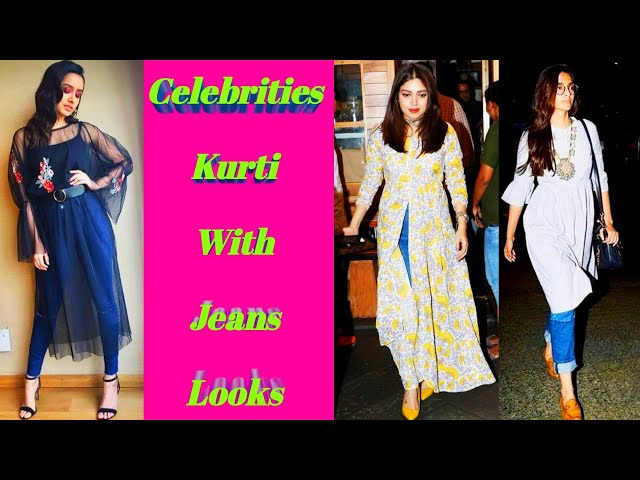 Bollywood Celebrities Inspired KURTA set Look😍 *so pretty* | Kurta set  under ₹999/- | Sejal - YouTube