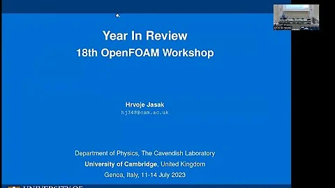 18th OpenFOAM Workshop | Year in review by Prof. Hrvoje Jasak | Keynote Lecture 1