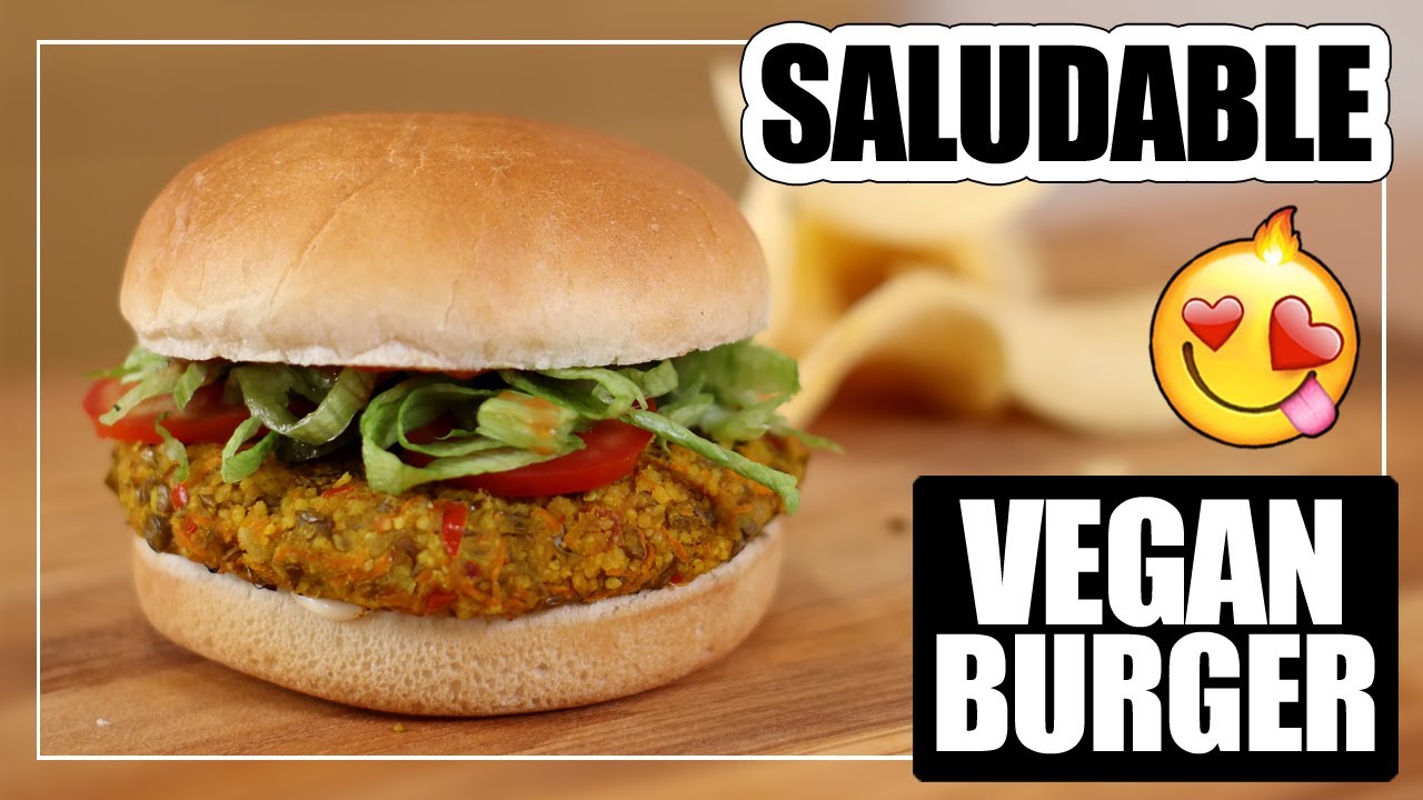 La MEJOR HAMBURGUESA VEGANA del MUNDO!!! | Hamburguesa de lentejas