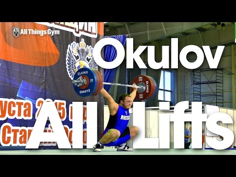Artem Okulov (85kg) 170+206 All Lifts 2015 Russian Weightlifting Championships
