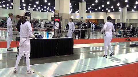 2012 Milwaukee NAC - Div 2 Women's Epee - Sarah Ti...