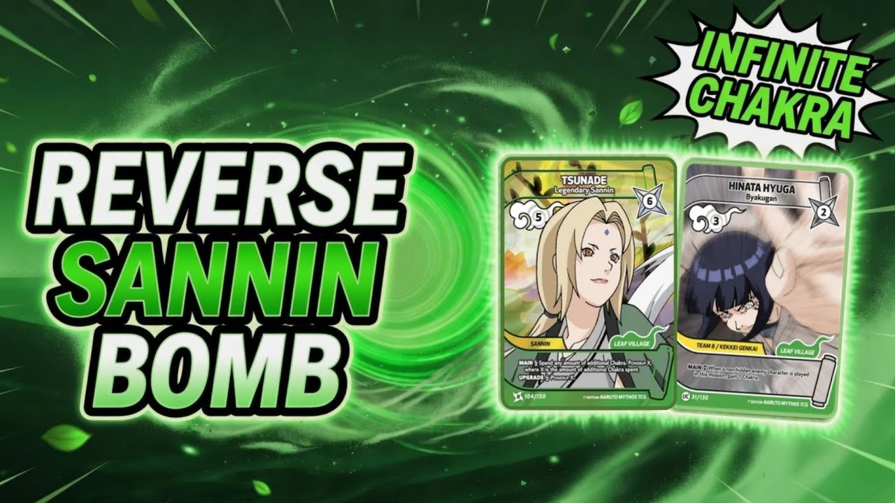 THE REVERSE SANNIN BOMB! Budget Tsunade Deck Profile for Naruto