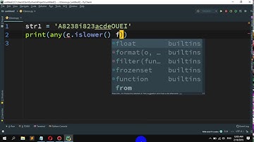 How to Check if lowercase letters exist in a string in Python