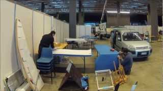 PROGETTO URCA - Model Expo Genova 2012 - Montaggio Stand
