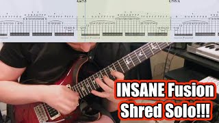 INSANE Fusion Shred Solo!! (With Tabs!) Resimi