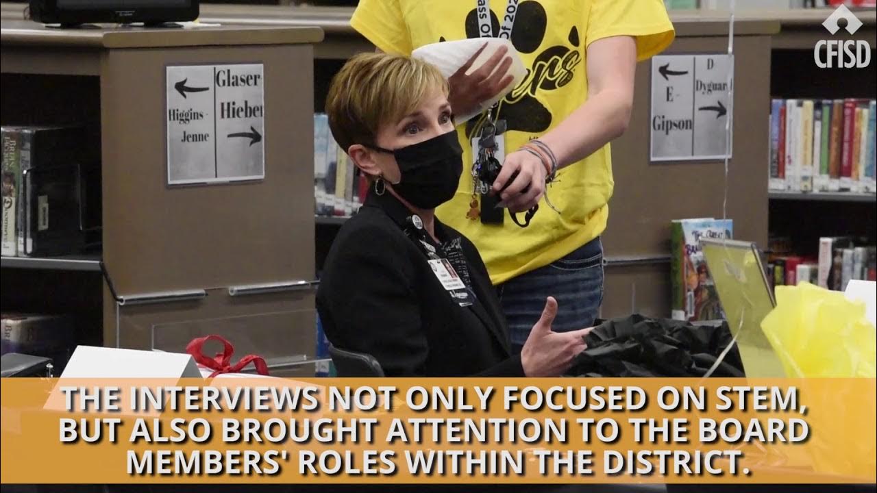 CFISD Board Members Visit Hamilton Middle School YouTube
