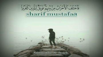 القارئ شريف مصطفي فاختلف الاحزاب من بينهم